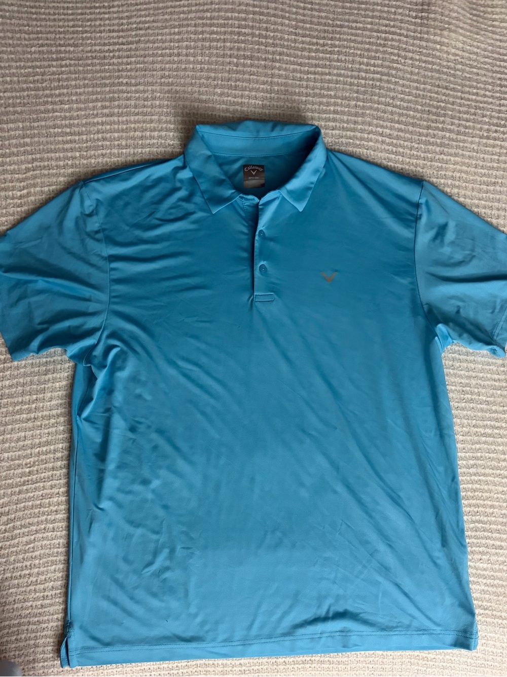 Callaway Bright Turquoise Performance Polo